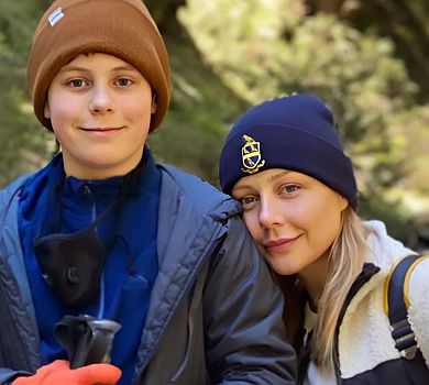 Кароль з сином відчули прилив енергії на висоті 2 кілометри. ВІДЕО