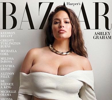 Декольтовану Грем із голим животом через Zoom зняли для глянцю