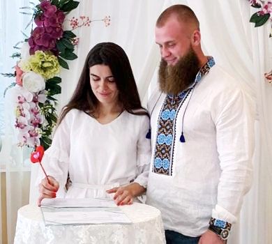 Зе-депутат Дмитрук узяв заміж свою спортивну кохану. ФОТО 