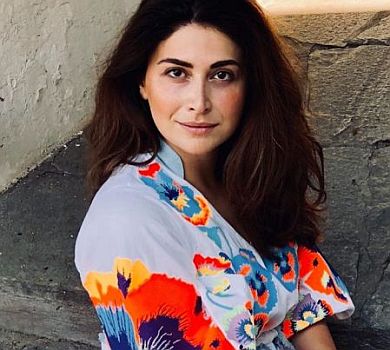 Васадзе на відпочинку показала півторарічну кучеряву донечку