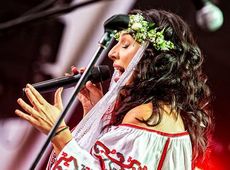 Джамала у Львові зустрілася з кримськими переселенцями та заспівала на Alfa Jazz