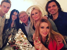 Сумська похвалилася, як пила за іменинника Горянського. ФОТО