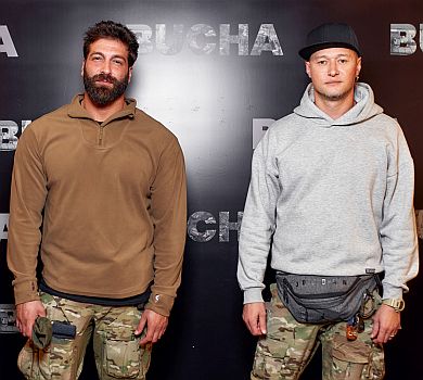 Сумська, Хливнюк, Салем і кварталівці сходили на прем'єру тизера фільму про Бучу 