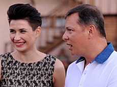 Як Ляшко з Мосійчуком речницю Ющенка з 40-річчям вітали. ФОТО