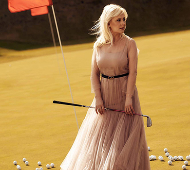 Проєкт Гольф в стилі Dior Інна Костиря на обкладинці міжнародного журналу L`Officel Baltic