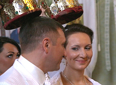 Свободівець Кайда повінчався з біатлоністкою Підгрушною 