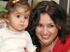 Дочці Горбаль подарували діаманти, а вітали крокодил і Пінчук