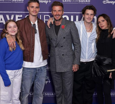 Девід у твіді, Вікторія в міні: сімейний вихід Бекхемів на прем’єру