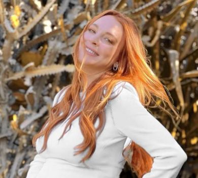 Вагітна первістком Лохан засвітила круглий животик у купальнику. ФОТО