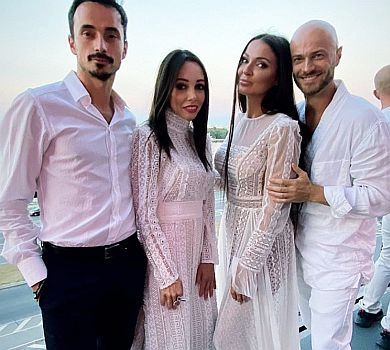 Камалія, Кухар та Яма зі своїми половинками гульнули на білому 45-річчі Могилевської