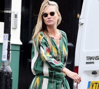 Кейт Мосс у Лондоні вигуляла сукню від українського бренду. ФОТО 