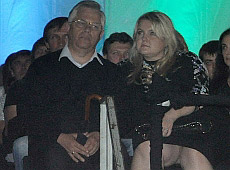 Дружина Симоненка показала, що в неї під спідницею