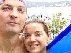 Падалко розказала, як долала Босфор під блискавицею