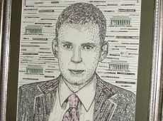 Курченка зробили з 50-доларових купюр. ФОТО