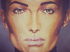 Астаф’єва показала себе намальовану та зробила зебру. ФОТО