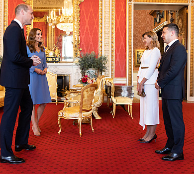 Принц Вільям і Міддлтон прийняли Зеленських у Букінгемському палаці 