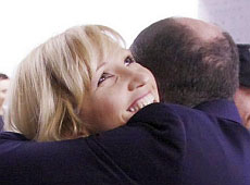 Франчук-Пінчук обіймали і цілували під оком Бога