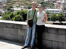 Литовченко-Прокаєва пеклася у Грузії з тархуном і чоловіком