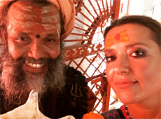 Могилевська зганяла в Індію на безалкогольний фестиваль. ФОТО