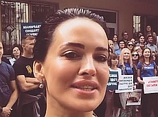 Цирк без тварин: Астаф'єва підтримала протест під адмінсудом