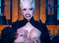 Кліп Cardi B для дорослих: голий зад за фортепіано, грудне годування, танці на пілоні. ВІДЕО 