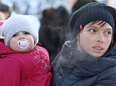 Тедеєва, Карпу і Валерію пригощали з крижаного посуду