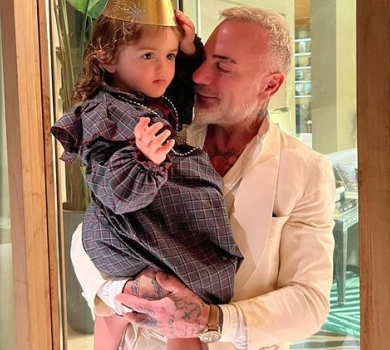 1,2,3... поцілунок: Джанлука Ваккі показав улюблену гру донечки