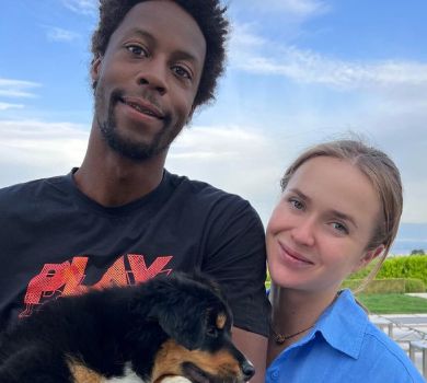 Світоліна за місяць після пологів повернулася до спорту в компанії чоловіка