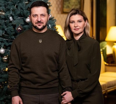 Сьогодні лише одне бажання: Зеленські привітали українців із Новим роком