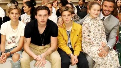 Девід Бекхем з дорослими синами та чарівною донею підтримали Вікторію на модному показі. ФОТО