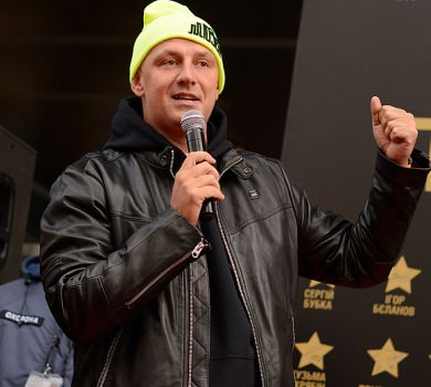 Потап із сином, але без Насті відкрив свою зірку у Києві	