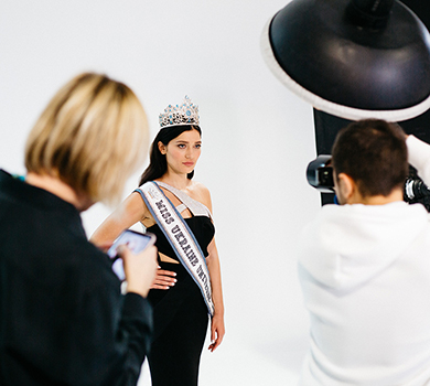 BaByliss підготували Міс Україна Всесвіт до офіційної фотосесії
