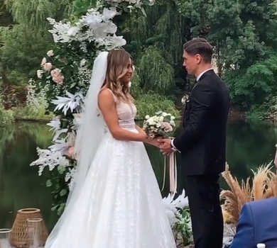 Дуже дивна історія: каратистка Терлюга відгуляла весілля після 8 місяців стосунків