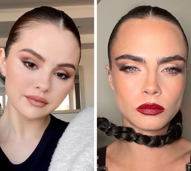 Делевінь топлес та Селена Гомеc похвалилися парними тату. ФОТО