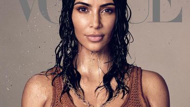 Кардашян із мокрою головою потрапила на обкладинку Vogue
