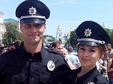 Новоспечені київські копи стали улюбленцями мережі. ФОТО. ФОТОЖАБИ