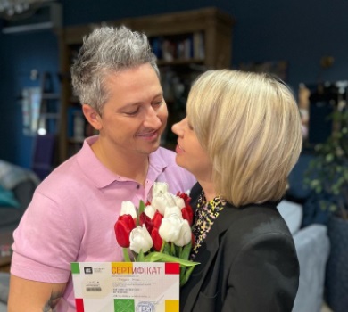 Люблю безмежно: Педан привітав дружину з 19-річчям шлюбу