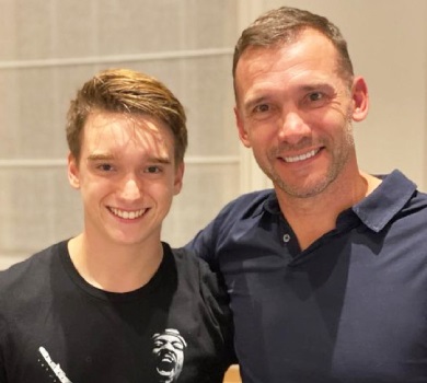 Шевченко із 17-річним сином виступили на захист України на конференції ООН