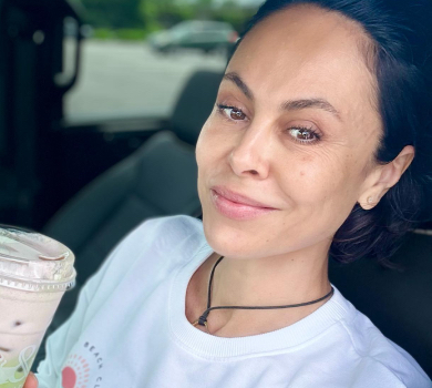 3,5 тижні до сезону бікіні: колишня дружина Кличка показала, чим займається на килимку