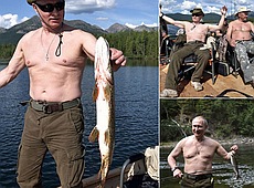Голий Путін, Шойгу і щука: ФОТО російського президента на рибалці підірвали мережу
