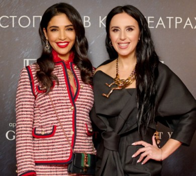 Дімопулос, Монатік і Дорофєєва вигуляли лахи від Гуччі на прем’єру фільму про нього  