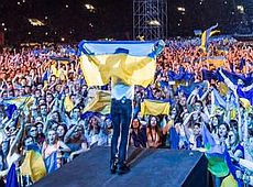 Сестри Савченко побували на харківському концерті Океану Ельзи. ФОТО