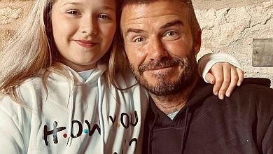 Наша пісня, під яку ми танцюємо з найпершого дня: Бекхем ніжно привітав доньку з 9-річчям. ВІДЕО