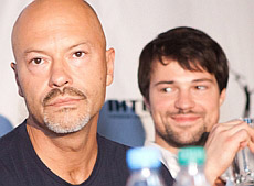 Федір Бондарчук та напарник Собчак представили у Києві фільм