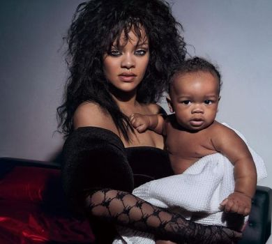 Найкращі друзі з дитиною: Ріанна, A$AP Rocky і їхній син з'явилися в британському Vogue