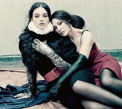Моніка Белуччі та її 16-річна донька Дева вдвох знялися для глянцю. ФОТО