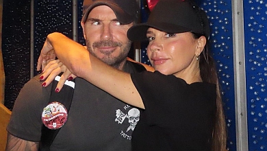 Девід лідирує з відривом: Бекхеми експресивно пошукали ключі. ВІДЕО