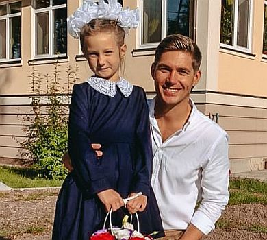 Остапчук з ексдружиною відвів свою принцесу до 1-го класу