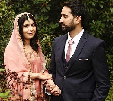 24-річна лауреатка Нобелівської премії миру Малала Юсуфзай вийшла заміж. ФОТО