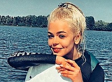 Гросу спробувала мокрий екстрім. ВІДЕО